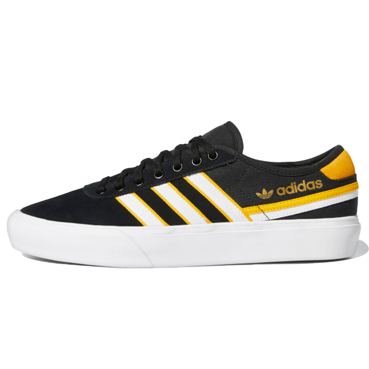 adidas originals Delpala 'Black White Yellow' FY7456