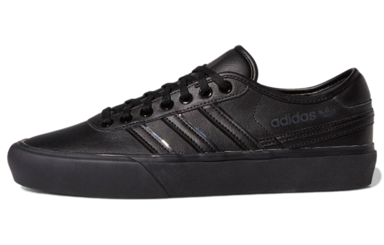 adidas originals Delpala Cl Cozy Non-Slip Casual Skate Shoes Obsidian Unisex 'Black' H02386