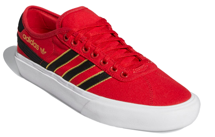 Lookbook 아디다스 오리지널 델팔라 레드 (Adidas Originals Delpala Red) FY7491