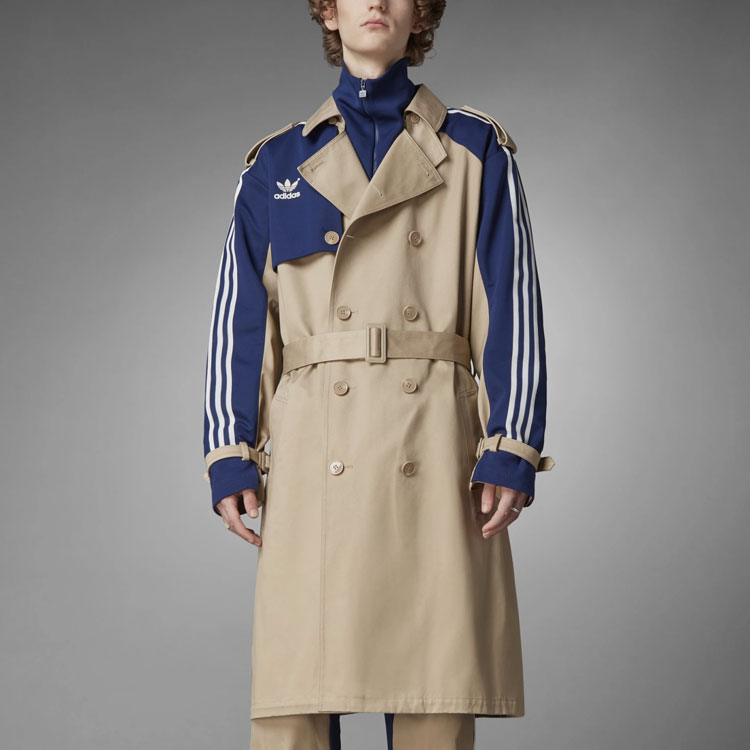 Lookbook adidas Originals Double-Breasted Trench Coat Khaki H33465