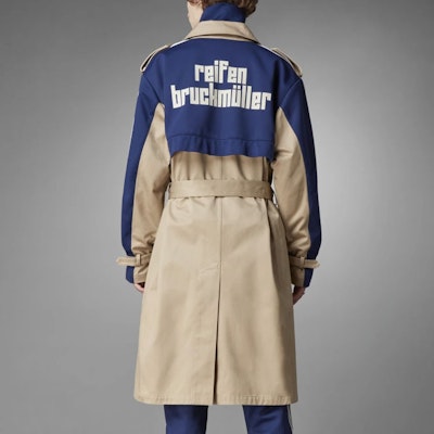 adidas Originals Double-Breasted Trench Coat Khaki H33465 Shop adidas Originals Double-Breasted Trench Coat Khaki H33465