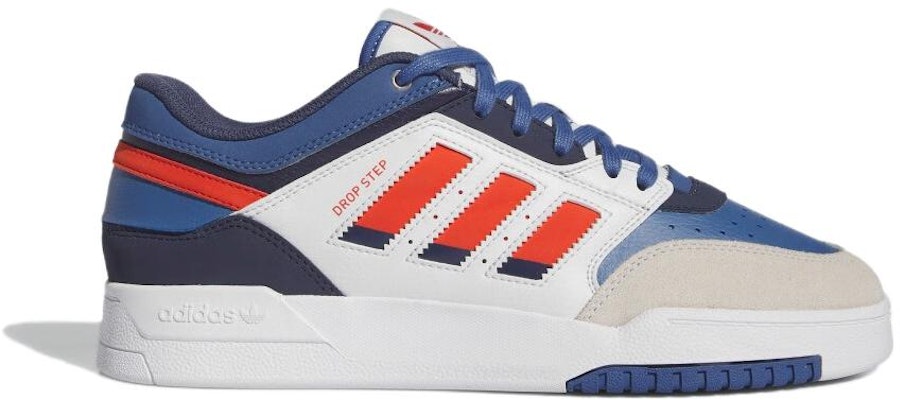 adidas originals Drop Step Low 'White Red Blue' IE9902 Order adidas originals Drop Step Low 'White Red Blue' IE9902