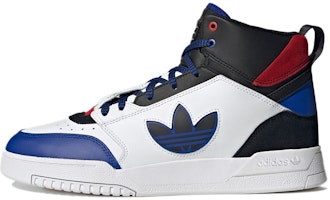 adidas originals Drop Step Mid-Top Sneakers White/Black/Blue GW6188 adidas originals Drop Step Mid-Top Sneakers White/Black/Blue GW6188