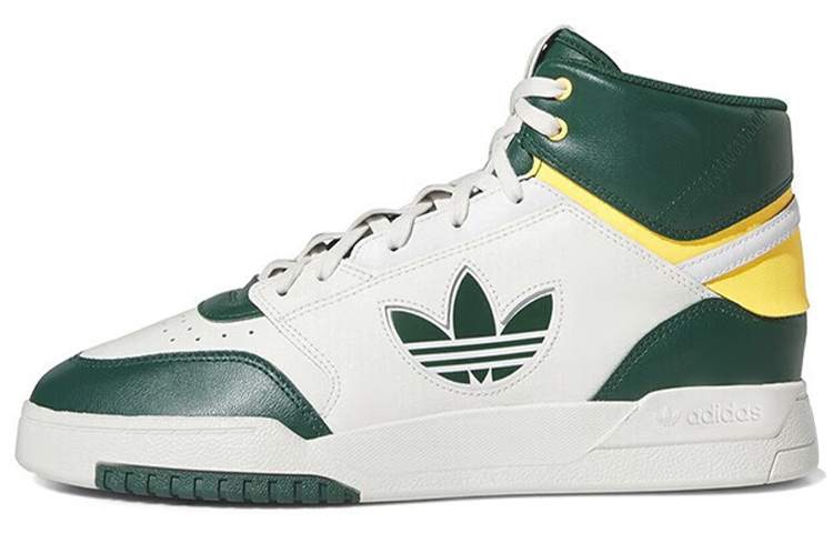 Buy adidas originals Drop Step 舒適潮流 輕便耐磨防滑 高筒 滑板鞋 男女款 白綠