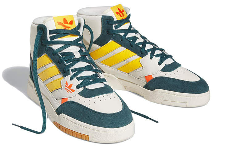 Lookbook アディダス ドロップステップ 緑黄 (Adidas Doropposuteppu Midori Ki) FZ5703