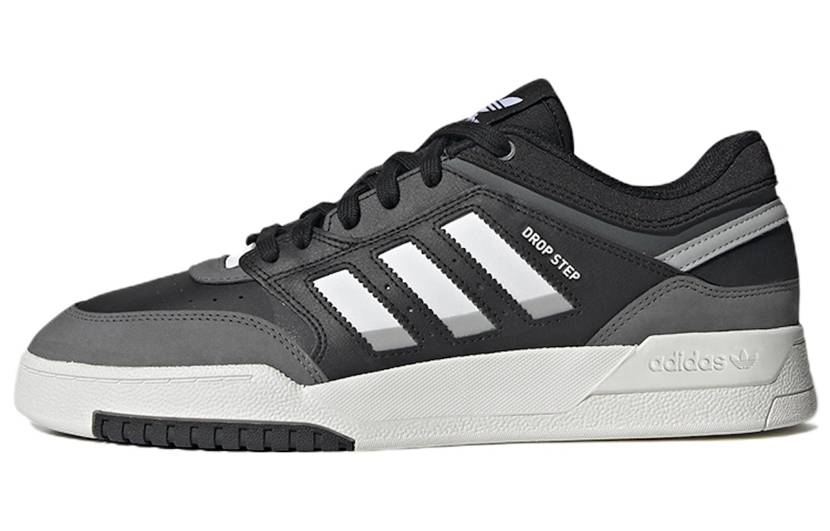 adidas originals Drop Step Low 'Black Dark Gray White' GW9733