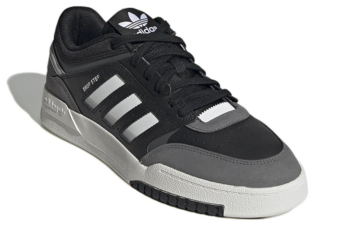 adidas originals Drop Step Low 'Black Dark Gray White' GW9733