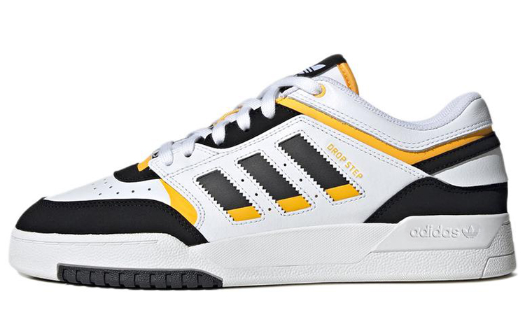 adidas originals Drop Step Low 'White Black Yellow' GW9727