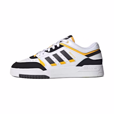 adidas originals Drop Step Low 'White Black Yellow'