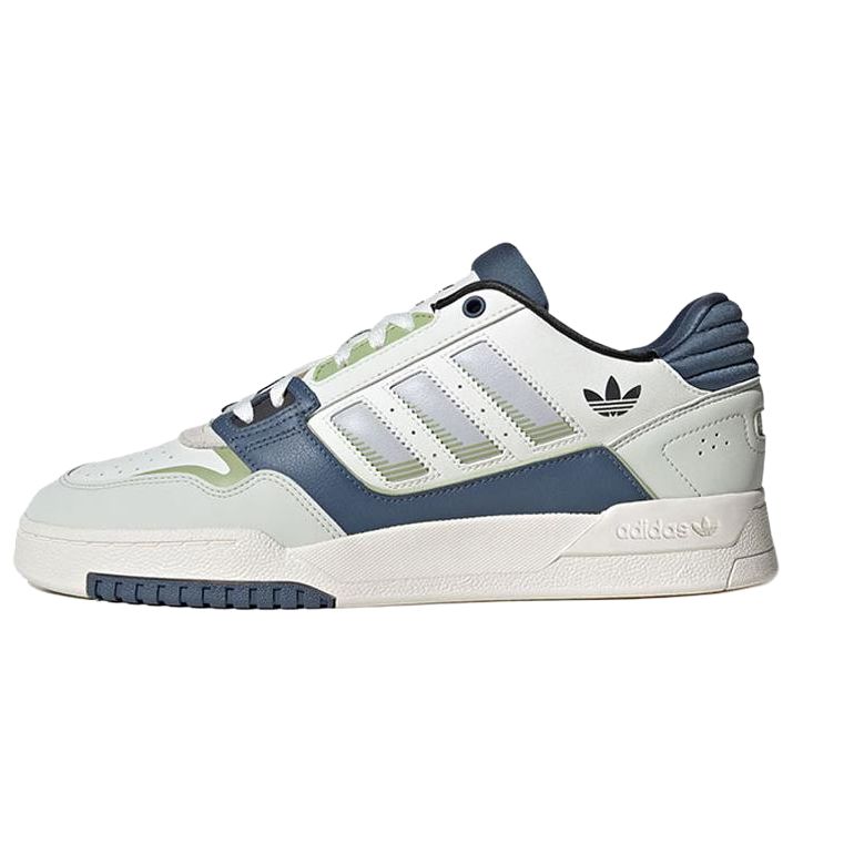 adidas Originals Drop Step White Blue Green Low-Top Casual Shoes. JP9976