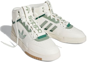 adidas originals Drop Step XL 舒適 百搭 耐磨 中筒 滑板鞋 男款 白綠 Lookbook adidas originals Drop Step XL 舒適 百搭 耐磨 中筒 滑板鞋 男款 白綠