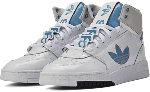 adidas originals Drop Step XLT 高筒 板鞋 男女款 白藍 Lookbook adidas originals Drop Step XLT 高筒 板鞋 男女款 白藍