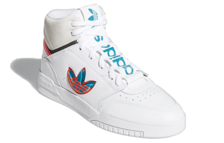 Lookbook 阿迪达斯三叶草Drop Step Xlt '白蓝橙' FX7697