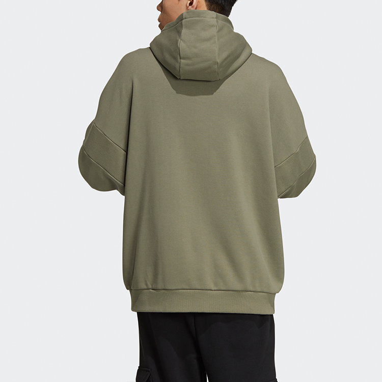 adidas Originals Embossed Hoodie Pullover Army Green Sportswear GT7300 圖 5