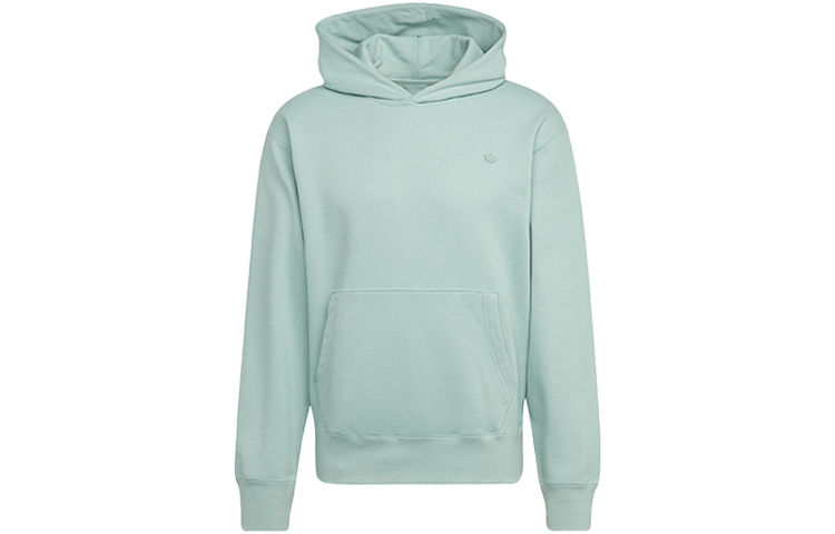 adidas Originals Embroidered Logo Green Hoodie Unisex Casual Sportswear HF6378