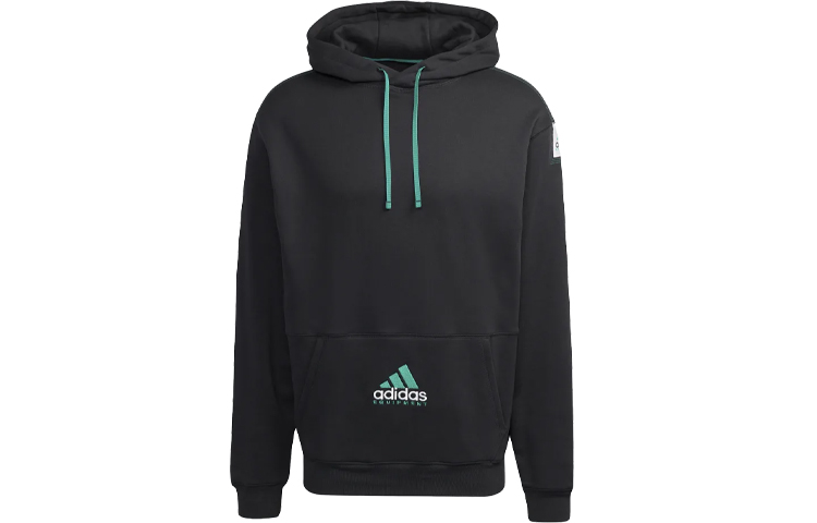 adidas Originals Embroidered Logo Hoodie Black HG8090