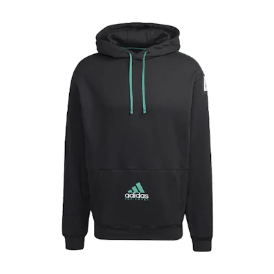adidas Originals Embroidered Logo Hoodie Black HG8090
