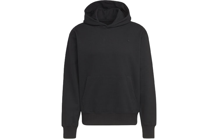 adidas Originals Embroidered Logo Hoodie Unisex Black HF6373