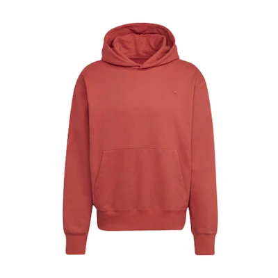 adidas Originals Embroidered Logo Red Hoodie Unisex Casual Sportswear HF6371
