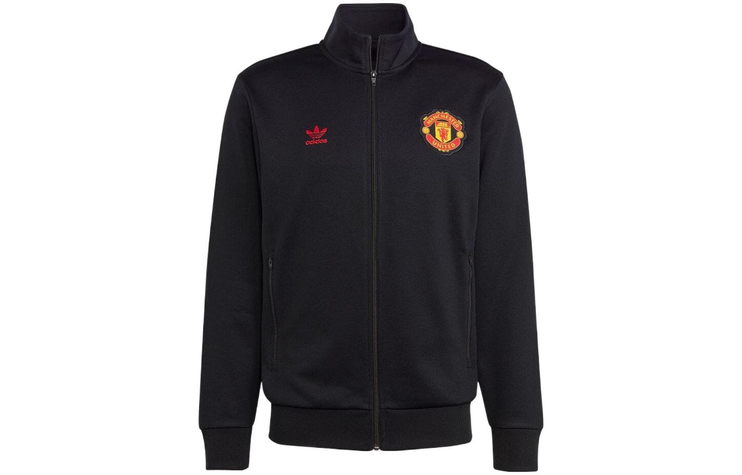 adidas Originals Embroidered Logo Retro Track Jacket Black HB4372