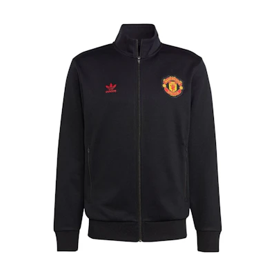 adidas Originals Embroidered Logo Retro Track Jacket Black HB4372