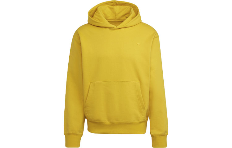 adidas Originals Embroidered Logo Yellow Hoodie Unisex HF6377