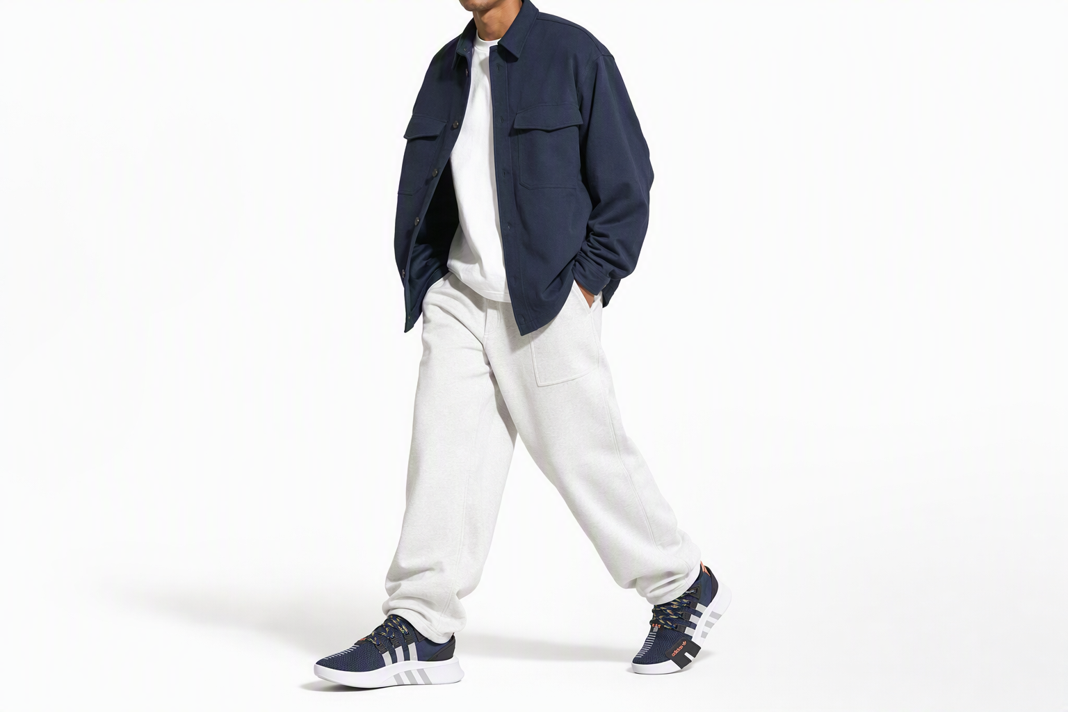 Order adidas originals EQT Bask Adv 減震防滑耐磨 中筒 運動休閒鞋 男款 藍白