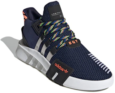 Lookbook adidas originals EQT Bask Adv 減震防滑耐磨 中筒 運動休閒鞋 男款 藍白