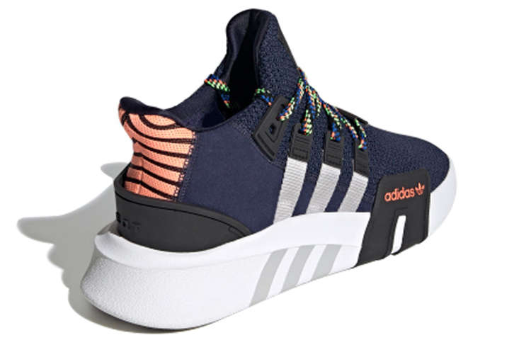 Shop adidas originals EQT Bask Adv 減震防滑耐磨 中筒 運動休閒鞋 男款 藍白