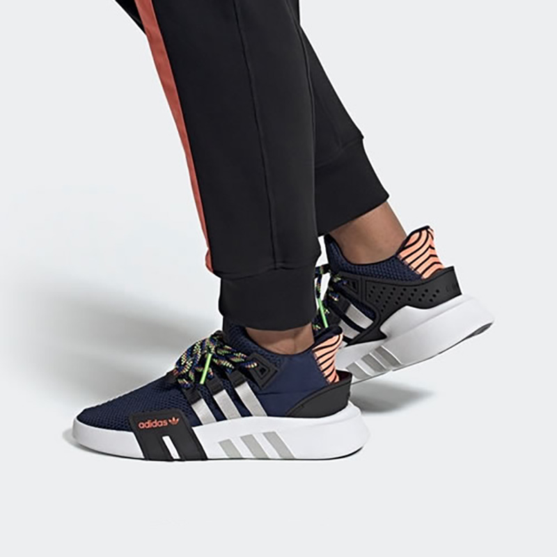 Sizing adidas originals EQT Bask Adv 減震防滑耐磨 中筒 運動休閒鞋 男款 藍白