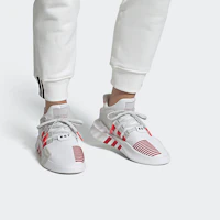 Details for adidas originals EQT Bask Adv 防滑耐磨透氣 低筒 運動休閒鞋 男女同款 白紅灰