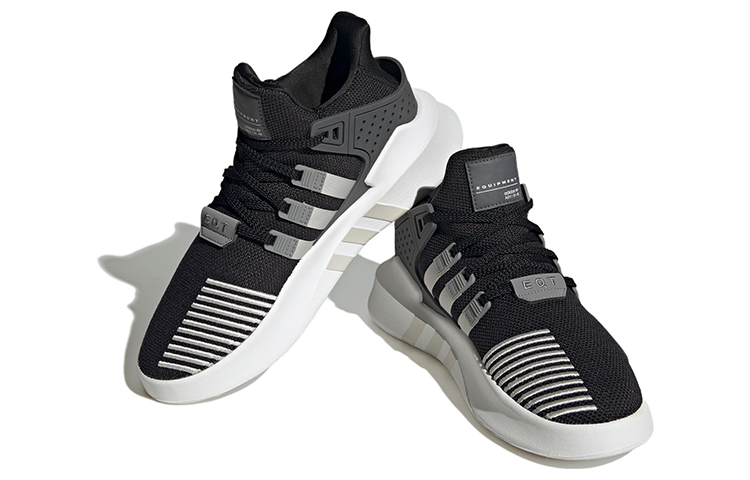 Shop Sepatu adidas Originals EQT Bask ADV 'Hitam Putih Abu-abu' ID0548