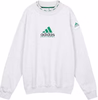 adidas Originals EQT Logo Embroidered Crewneck Pullover Sweatshirt Grey Mens HG8094 adidas Originals EQT Logo Embroidered Crewneck Pullover Sweatshirt Grey Mens HG8094