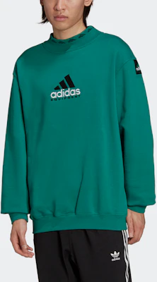 adidas Originals EQT 刺繡標誌綠色圓領運動衫 HG8093 Lookbook adidas Originals EQT 刺繡標誌綠色圓領運動衫 HG8093