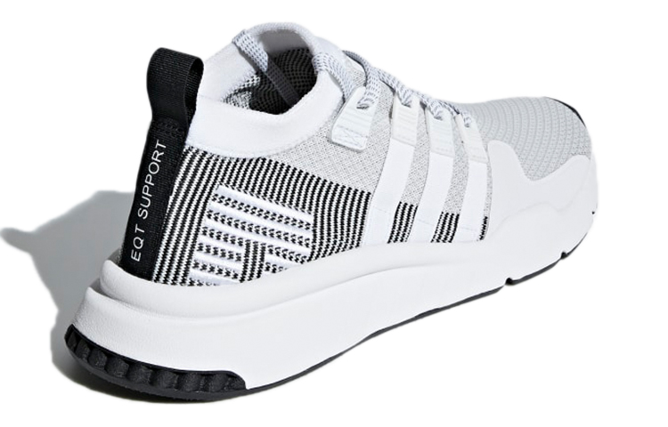 Shop Adidas Originals Eqt Support Mid Adv Primeknit 休閒跑步鞋 雲白色