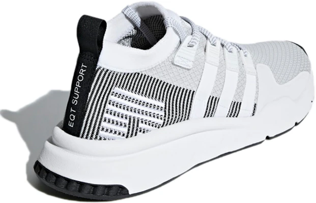 Adidas Originals Eqt Support Mid Adv Primeknit 休閒跑步鞋 雲白色 Shop Adidas Originals Eqt Support Mid Adv Primeknit 休閒跑步鞋 雲白色
