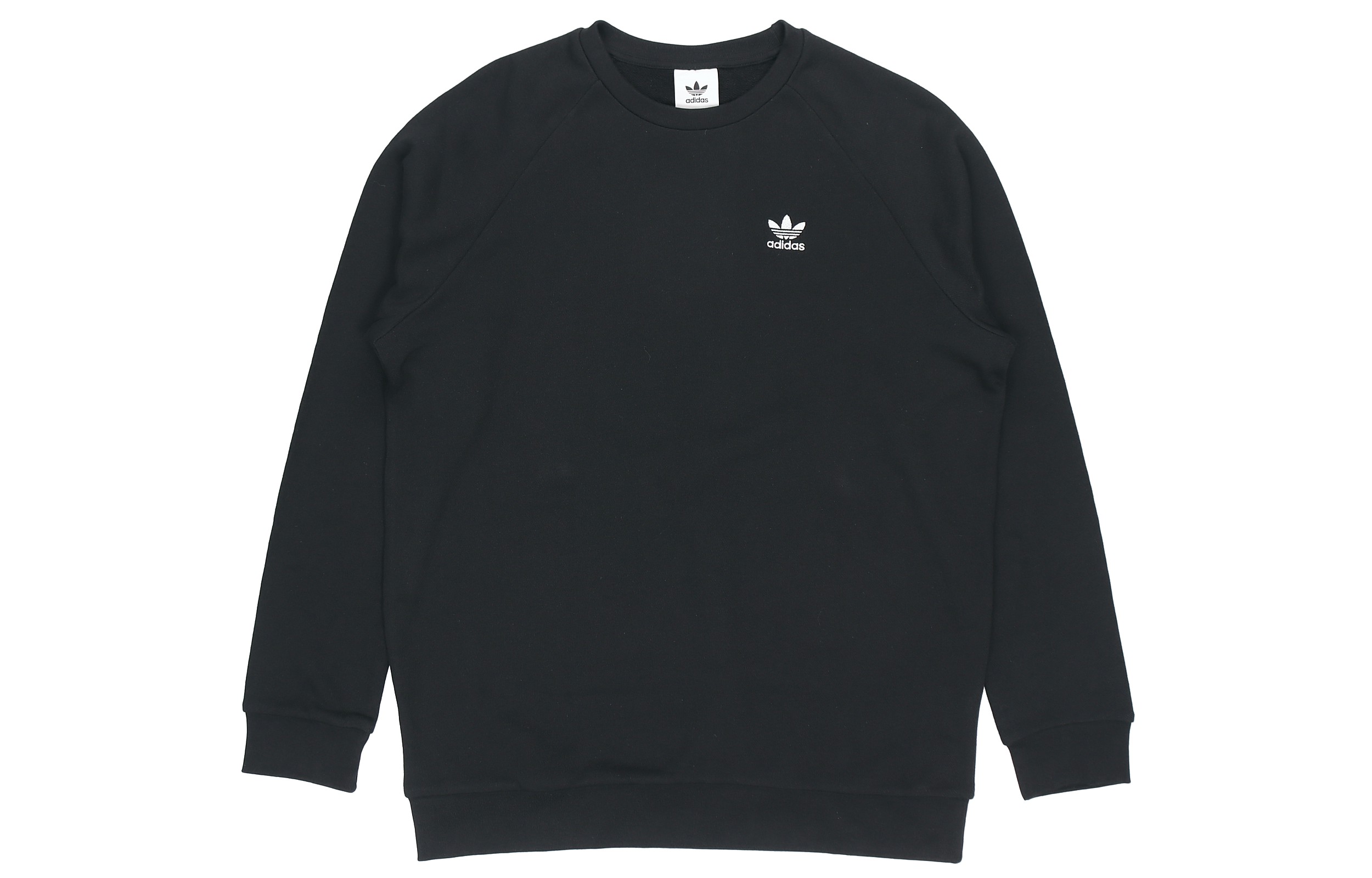 Order adidas Originals 復古黑色圓領基本款長袖運動衫 DV1600