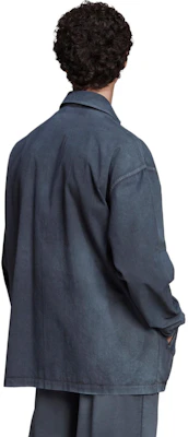 adidas Originals Essentials+ Dye Gradient Logo Button Jacket Blue HK7513 Purchase adidas Originals Essentials+ Dye Gradient Logo Button Jacket Blue HK7513