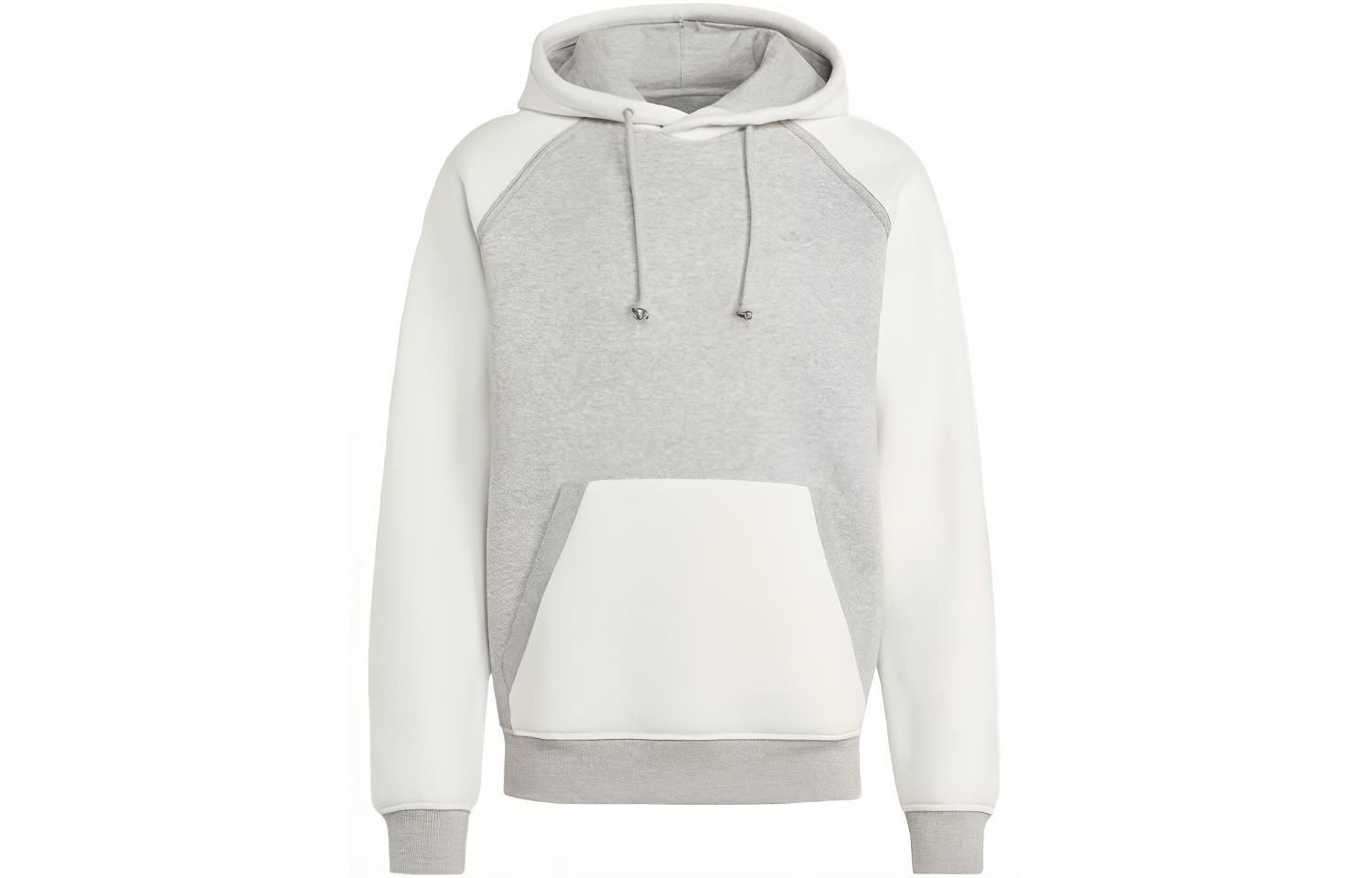 adidas Originals Essentials+ Trefoil Reverse Logo Hoodie Grey Heather IM4449