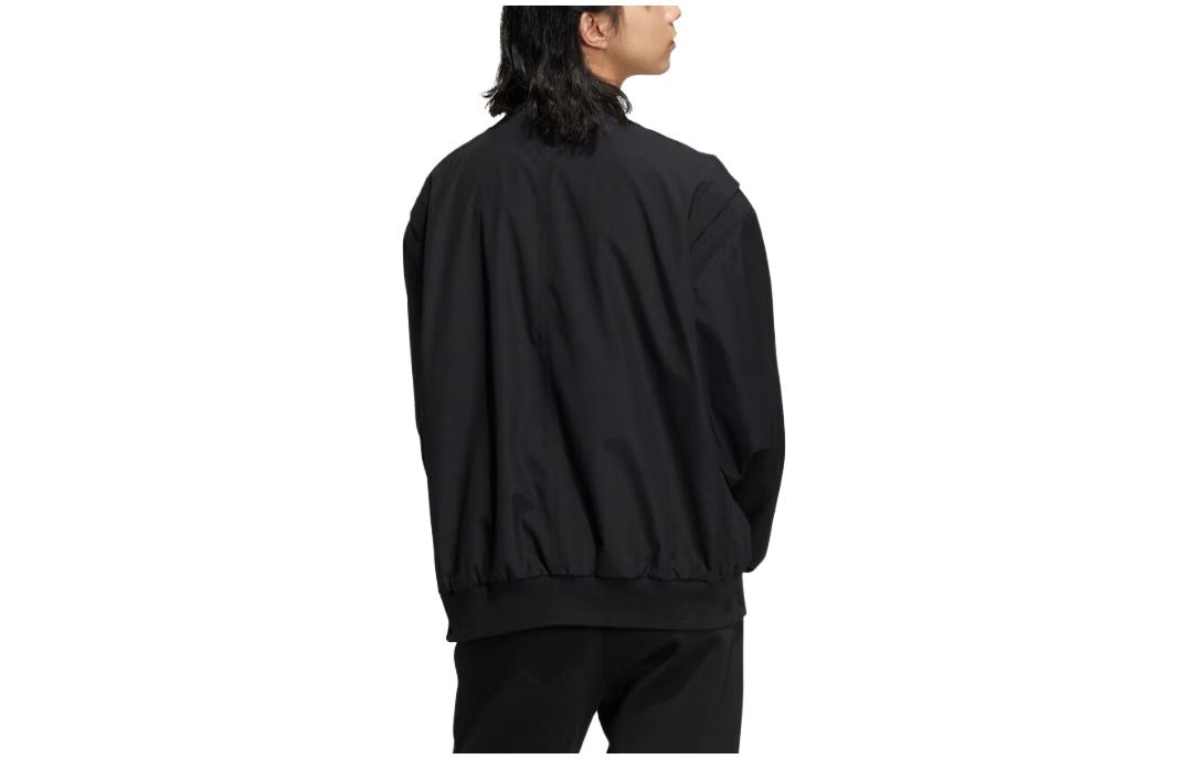 adidas Originals Essentials Black Full-Zip Track Jacket IC8155 圖 3