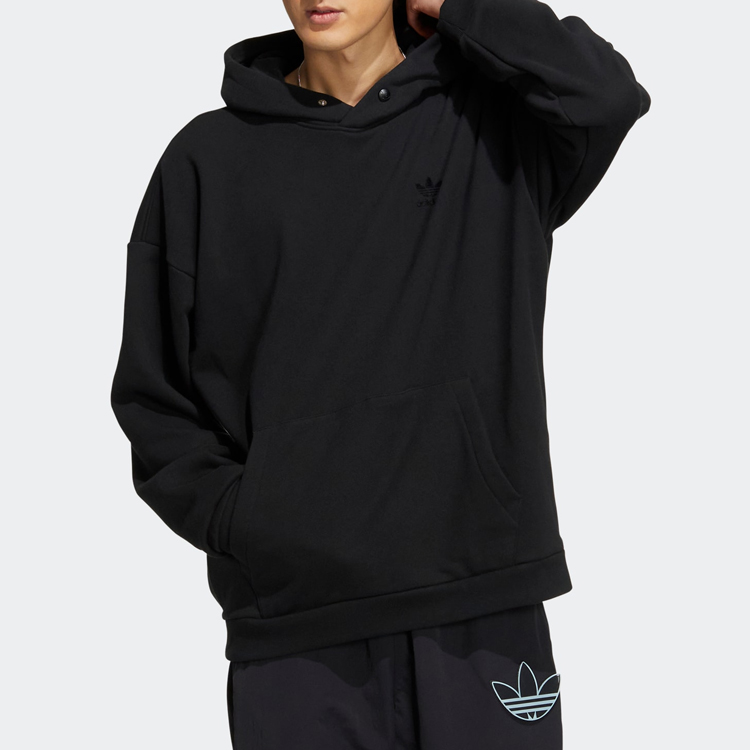 adidas Originals Essentials Black Hoodie IC8146 圖 3