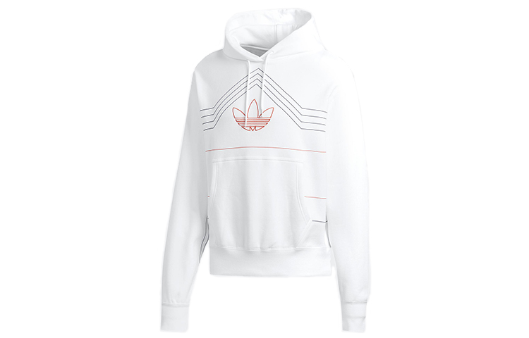adidas Originals Ewing Hoody Pullover White Casual Sports Hoodie DV3102