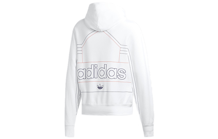 adidas Originals Ewing Hoody Pullover White Casual Sports Hoodie DV3102 圖 3