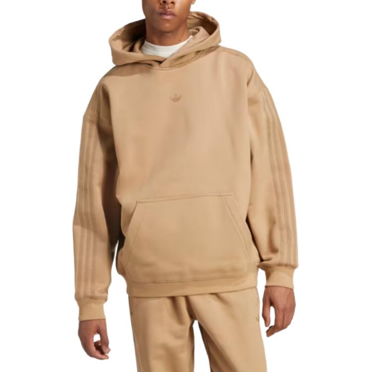 adidas Originals Field Issue Essentials Hoodie Striped Casual Sweatshirt IY2290 圖 3