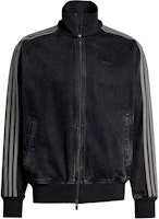 adidas Originals Firebird Denim FB TT Retro Track Jacket Black Denim. JC6717 adidas Originals Firebird Denim FB TT Retro Track Jacket Black Denim. JC6717