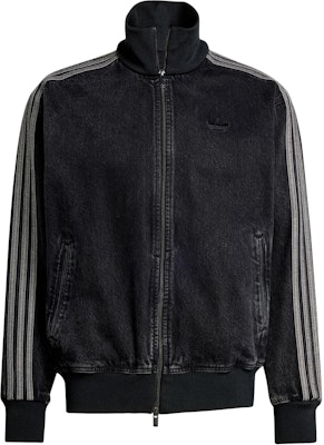 adidas Originals Firebird Denim FB TT Retro Track Jacket Black Denim. JC6717 Order adidas Originals Firebird Denim FB TT Retro Track Jacket Black Denim. JC6717