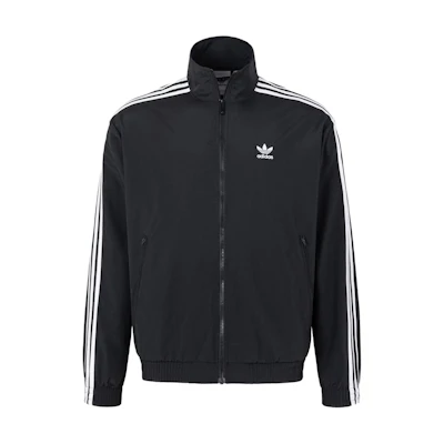 adidas Originals Firebird Retro Striped Track Jacket Black Fashion Fit KB2466