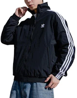 Purchase adidas Originals Firebird 復古黑色條紋運動外套 時尚剪裁 KB2466