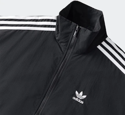 아디다스 오리지널 파이어버드 레트로 스트라이프 트랙 자켓 블랙 패션 핏 KB2466 Details for 아디다스 오리지널 파이어버드 레트로 스트라이프 트랙 자켓 블랙 패션 핏 KB2466