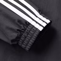 Cheap adidas Originals Firebird 復古黑色條紋運動外套 時尚剪裁 KB2466